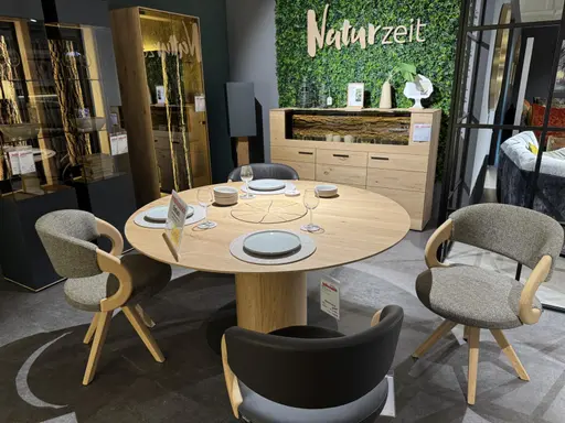 Esstisch Naturzeit mit Flaschenfach